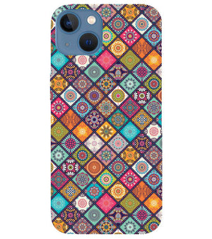 P0197-Beautiful Mandala Pattern Back Cover for Apple iPhone 13