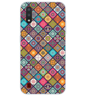 P0197-Beautiful Mandala Pattern Back Cover for Samsung Galaxy M01