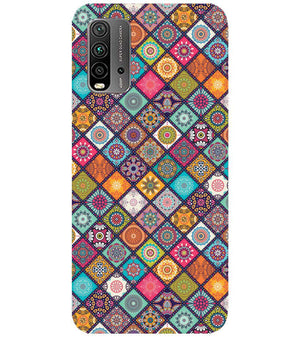 P0197-Beautiful Mandala Pattern Back Cover for Xiaomi Redmi 9 Power
