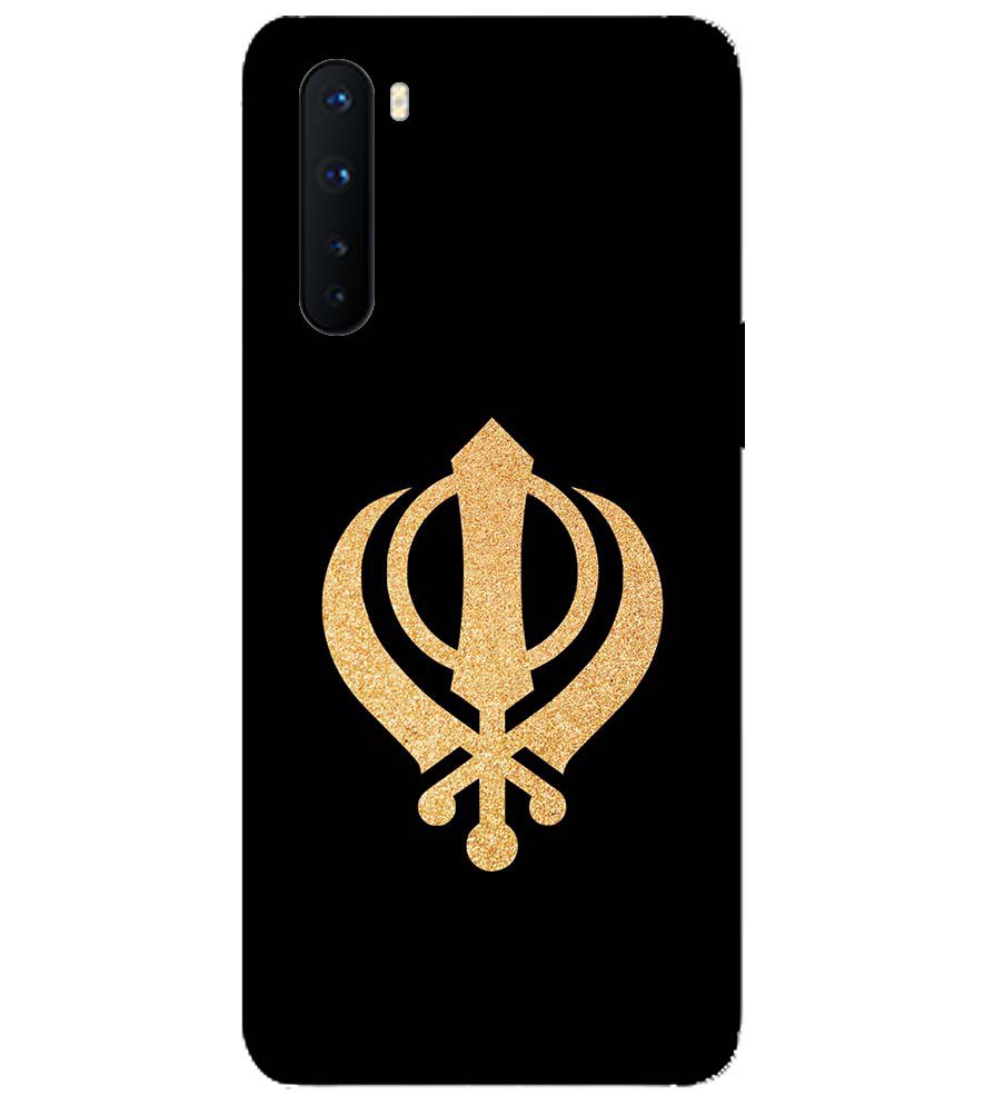 PS1300-Khanda Sahib Back Cover for OnePlus Nord