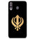 PS1300-Khanda Sahib Back Cover for Samsung Galaxy M40