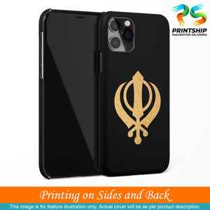PS1300-Khanda Sahib Back Cover for Apple iPhone 12 Mini-Image3