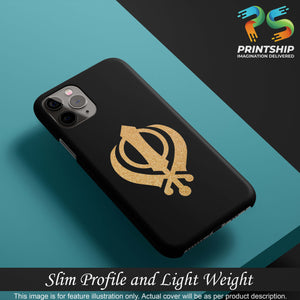 PS1300-Khanda Sahib Back Cover for Oppo A91-Image4