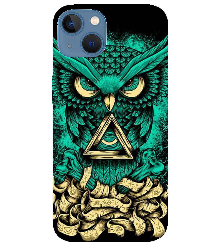 PS1301-Illuminati Owl Back Cover for Apple iPhone 13