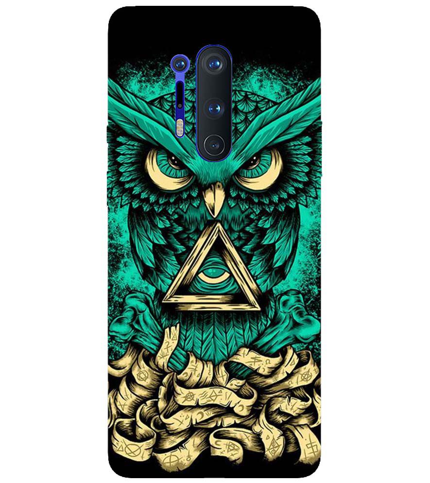 PS1301-Illuminati Owl Back Cover for OnePlus 8 Pro