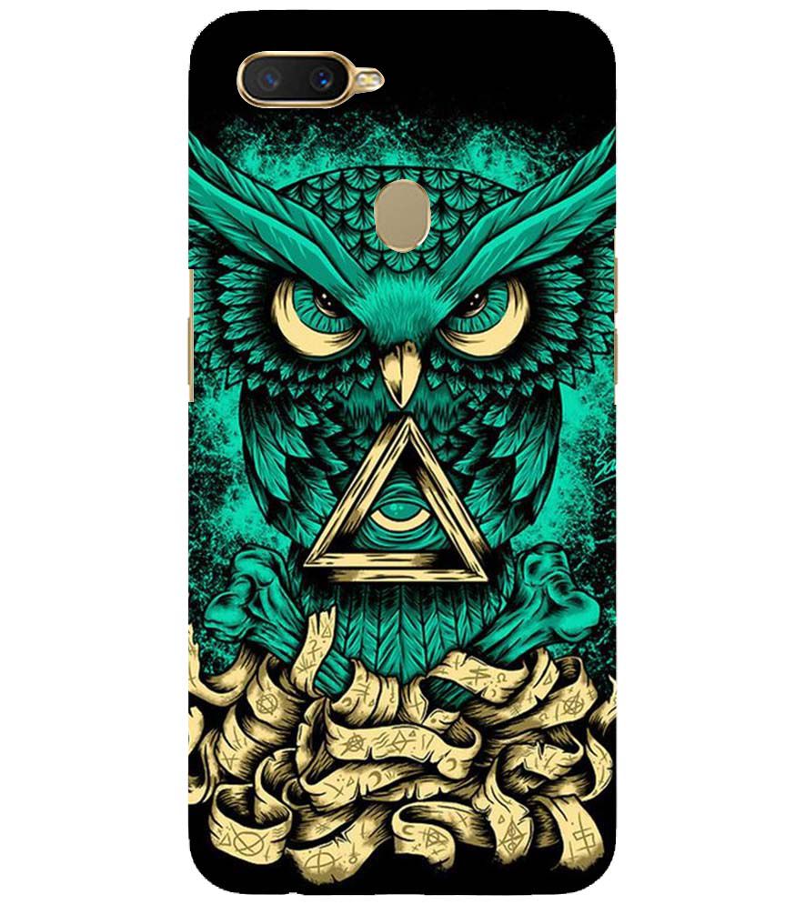 PS1301-Illuminati Owl Back Cover for Oppo A11K