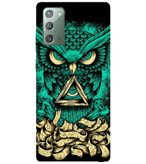 PS1301-Illuminati Owl Back Cover for Samsung Galaxy Note20