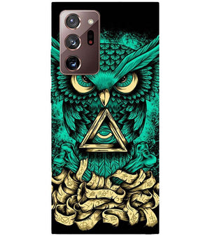 PS1301-Illuminati Owl Back Cover for Samsung Galaxy Note20 Ultra