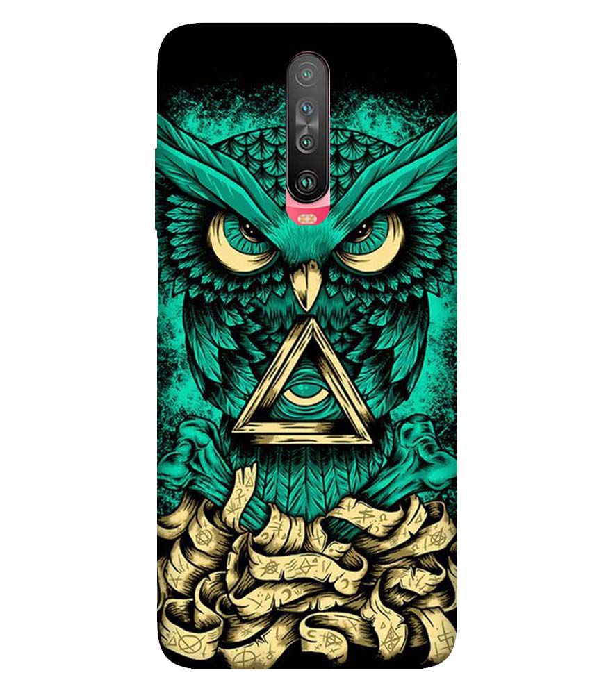 PS1301-Illuminati Owl Back Cover for Xiaomi Redmi K30