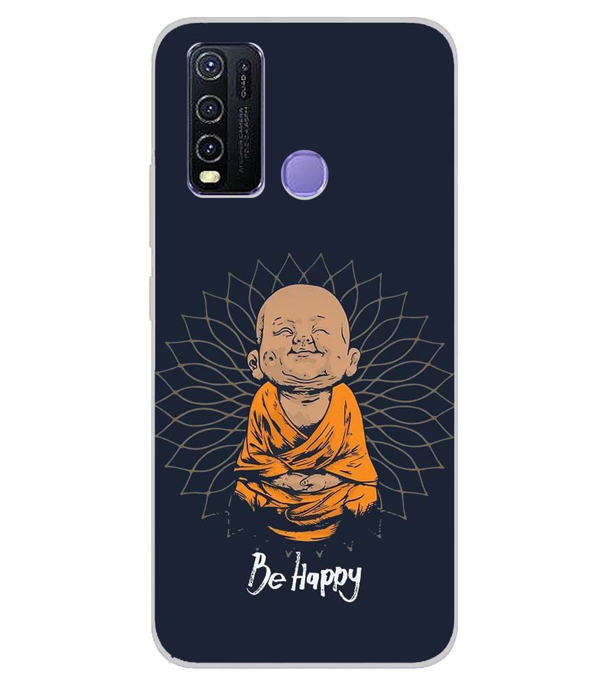 PS1302-Be Happy Back Cover for Vivo Y50