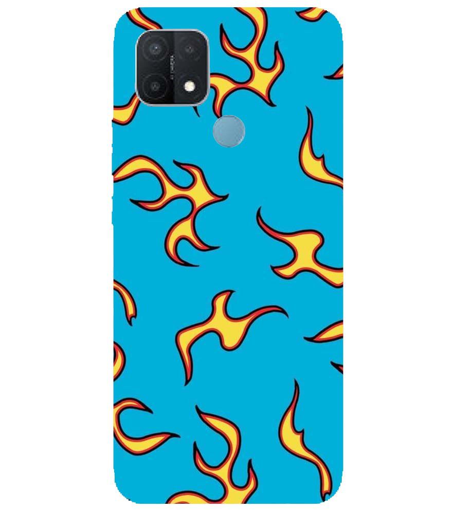 PS1303-Golf Wang Flame  Back Cover for Oppo A15 and Oppo A15s