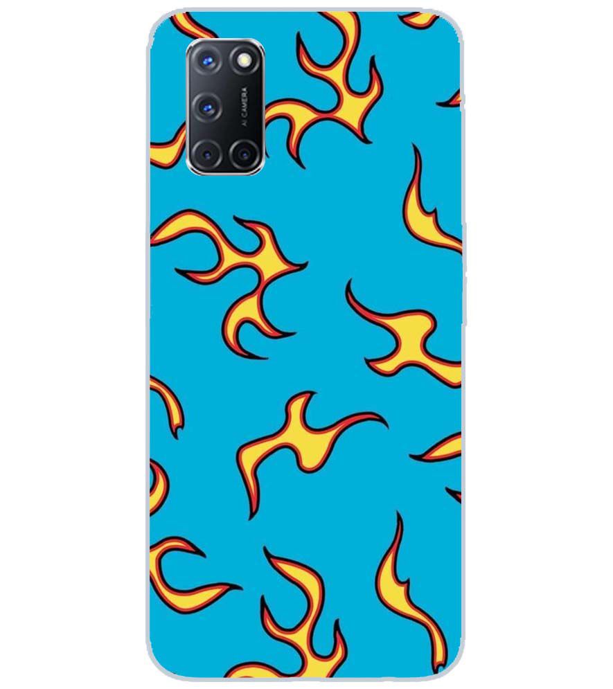PS1303-Golf Wang Flame  Back Cover for Oppo A52