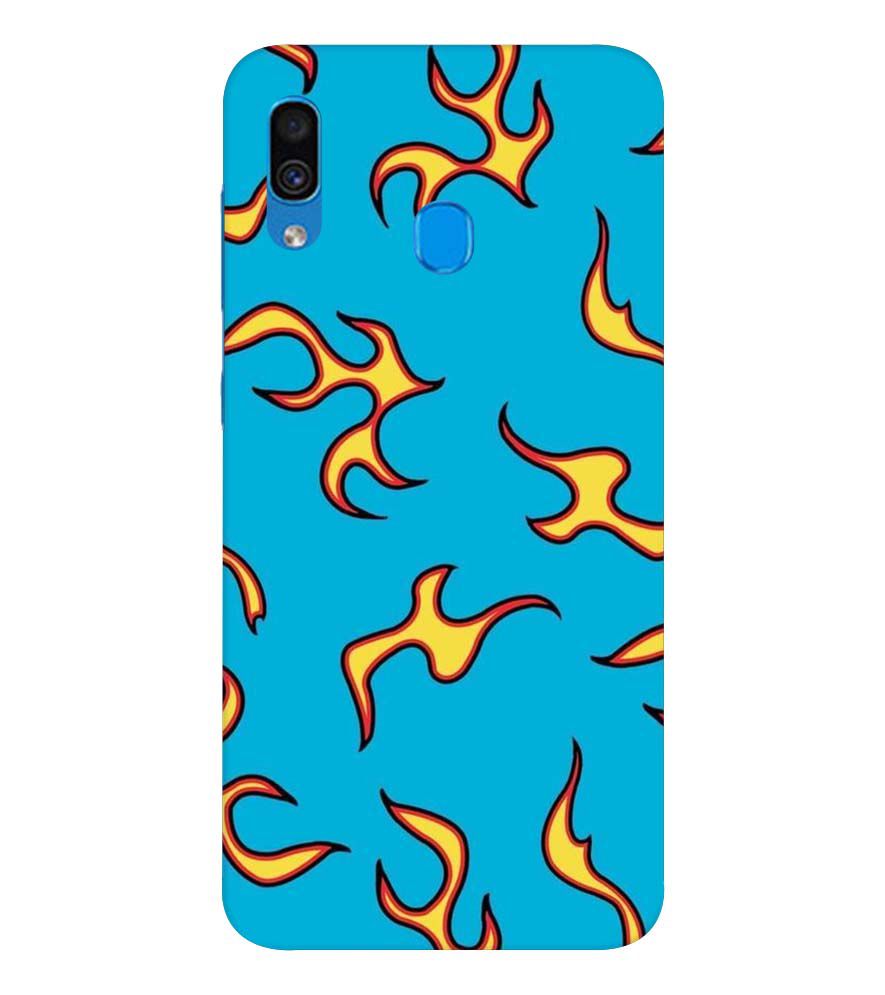 PS1303-Golf Wang Flame  Back Cover for Samsung Galaxy A20