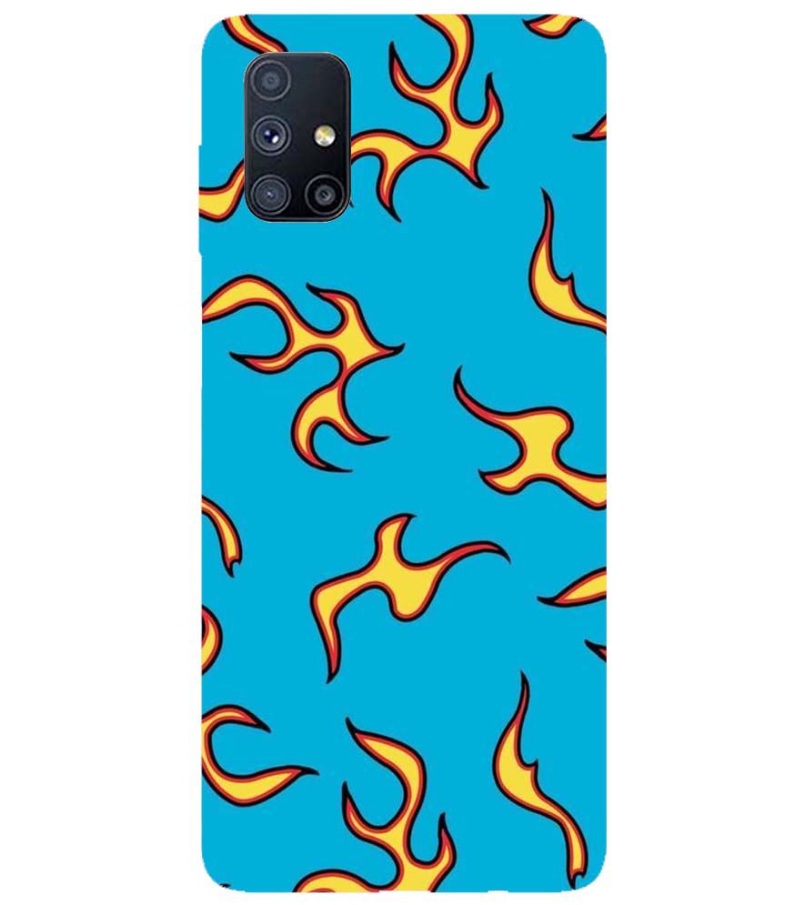 PS1303-Golf Wang Flame  Back Cover for Samsung Galaxy M51