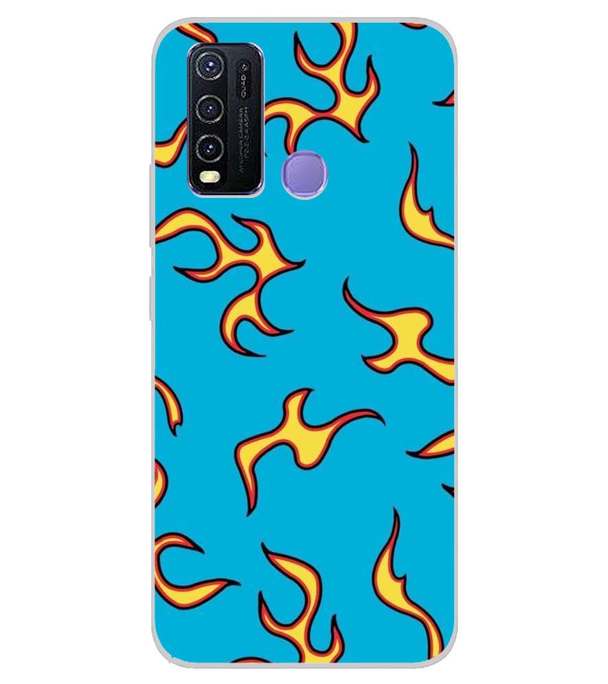 PS1303-Golf Wang Flame  Back Cover for Vivo Y50