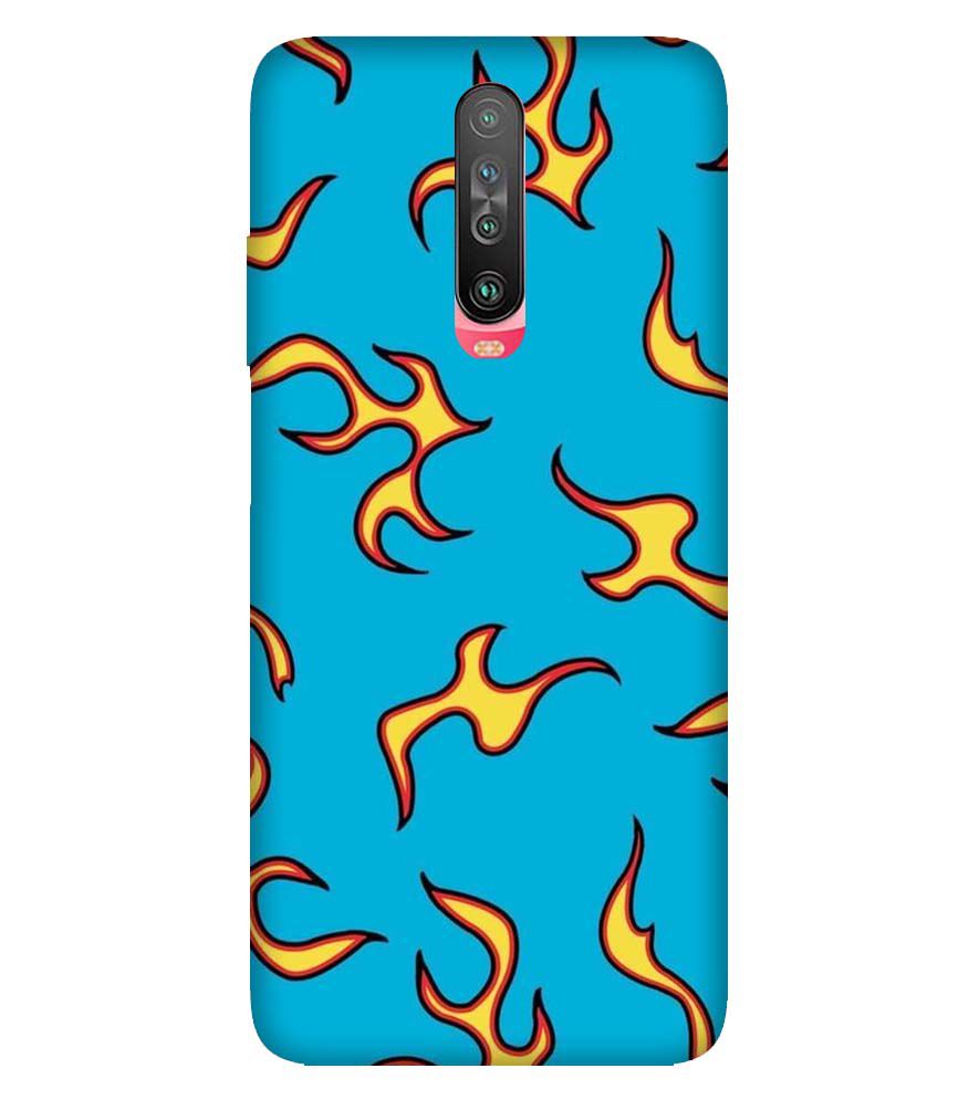 PS1303-Golf Wang Flame  Back Cover for Xiaomi Redmi K30