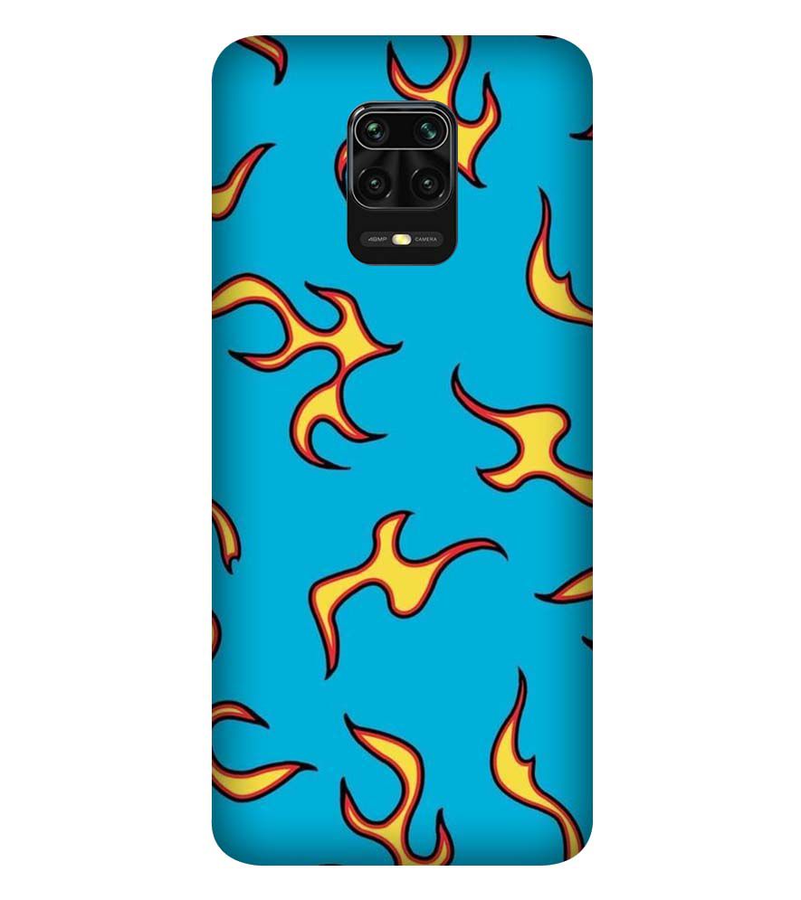 PS1303-Golf Wang Flame  Back Cover for Xiaomi Redmi Note 9 Pro Max