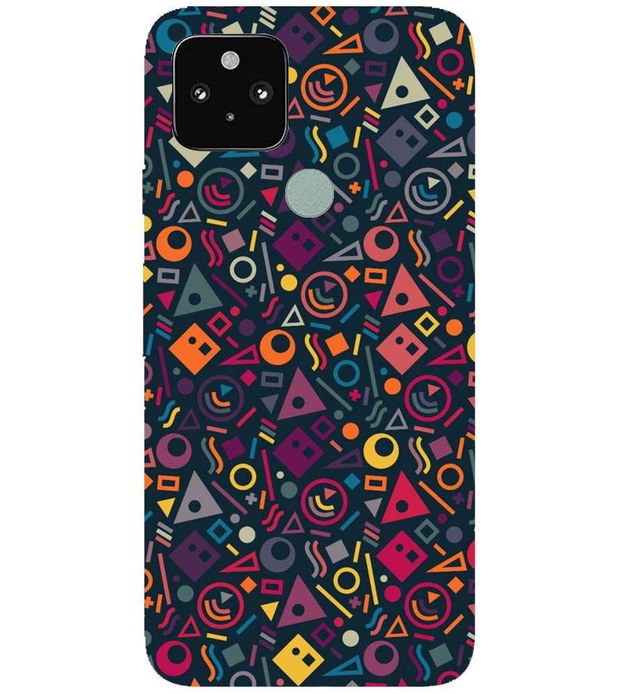 PS1304-Abstract Pattern Back Cover for Google Pixel 5