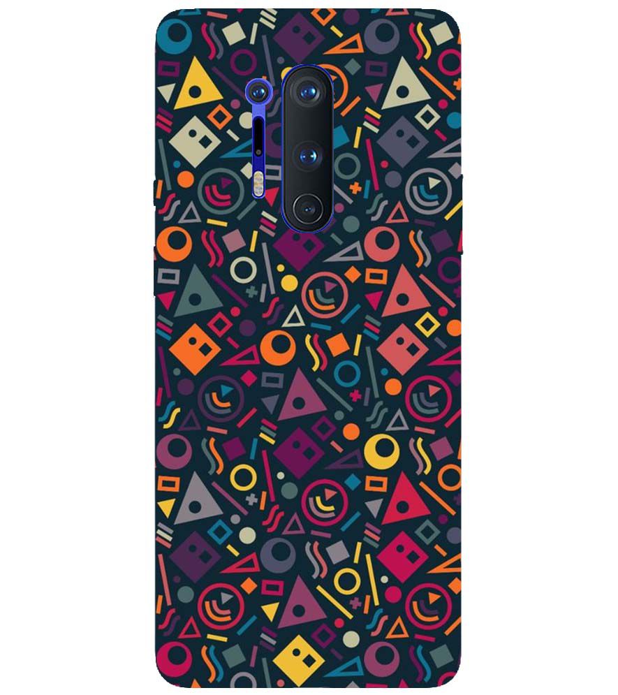 PS1304-Abstract Pattern Back Cover for OnePlus 8 Pro