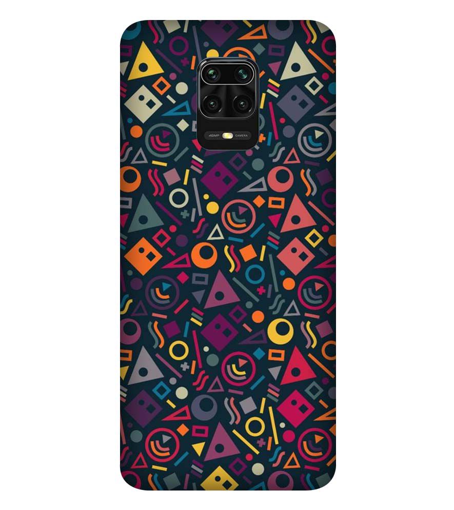 PS1304-Abstract Pattern Back Cover for Xiaomi Redmi Note 9 Pro Max