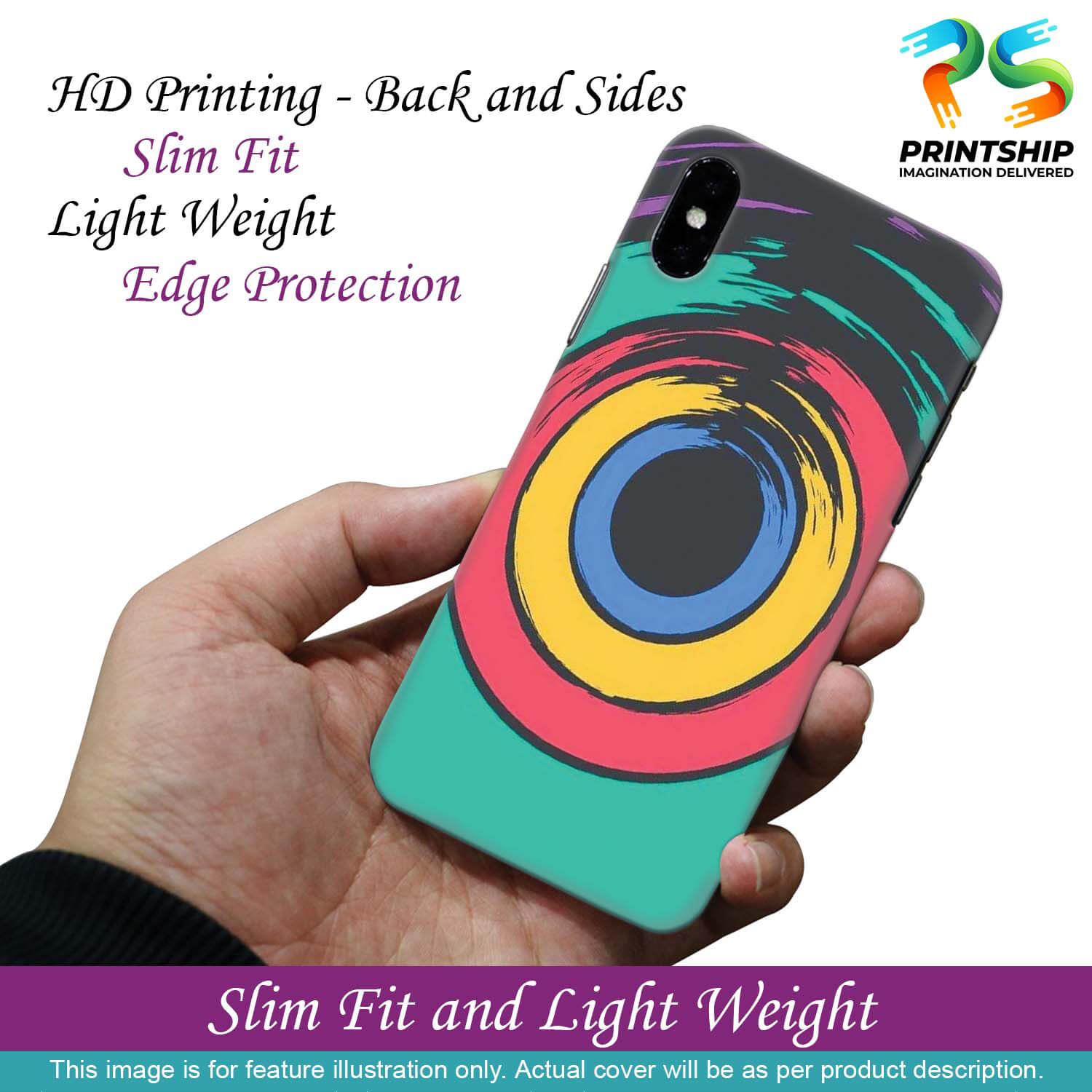 PS1305-Insomniac Eye Back Cover for Realme Narzo 30 Pro