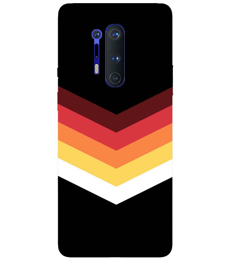 PS1306-Red Black Premium Back Cover for OnePlus 8 Pro