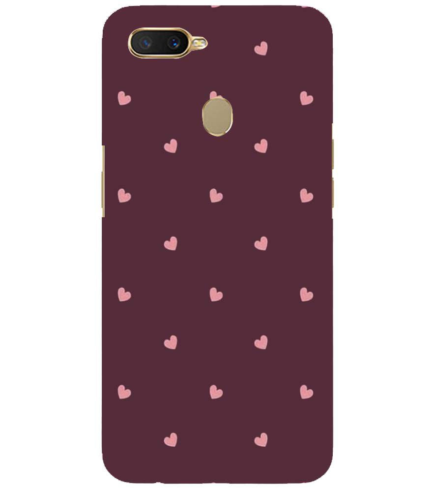 PS1307-Pink Heart Back Cover for Oppo A11K
