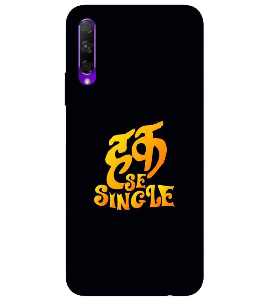PS1308-Haq Se Single Back Cover for Honor 9X Pro