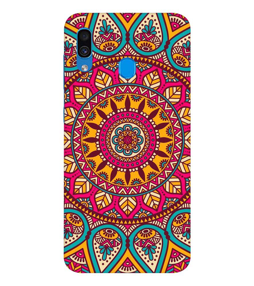 PS1309-Mandala Back Cover for Samsung Galaxy A20