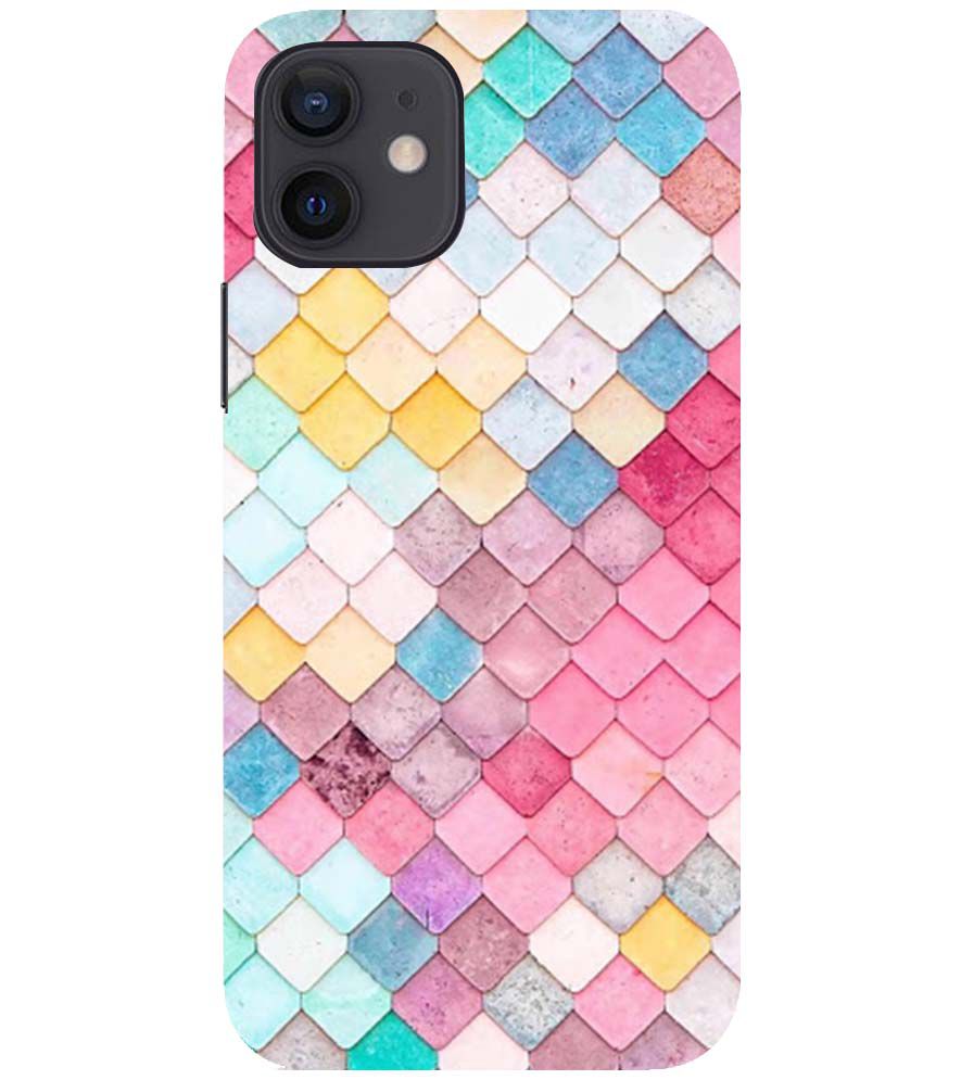 PS1310-Colorful Pastel Back Cover for Apple iPhone 12