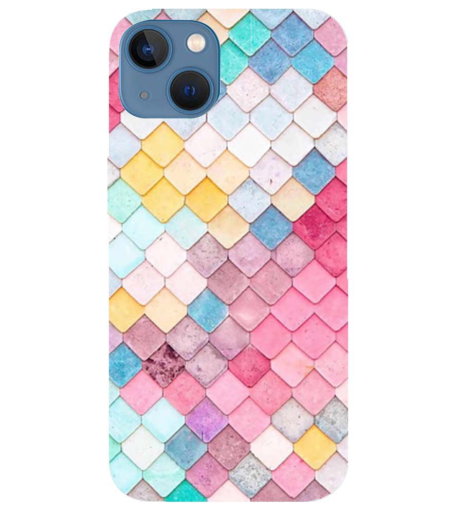 PS1310-Colorful Pastel Back Cover for Apple iPhone 13