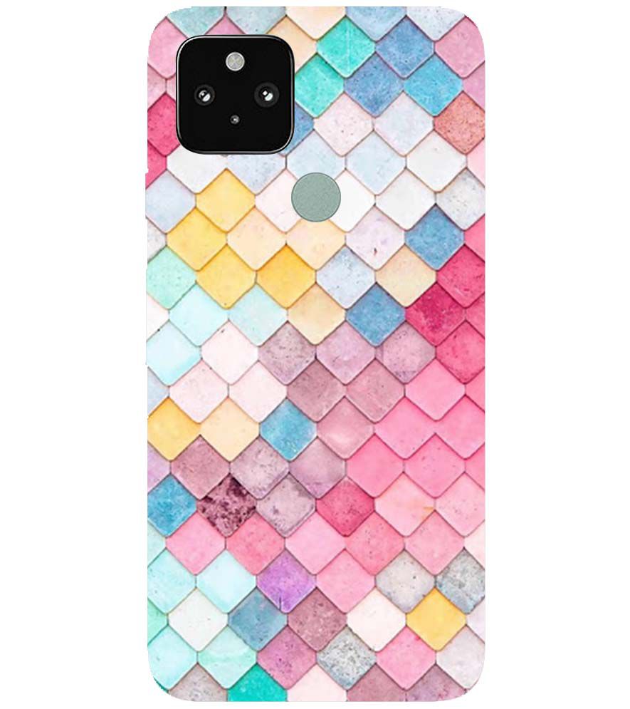 PS1310-Colorful Pastel Back Cover for Google Pixel 5