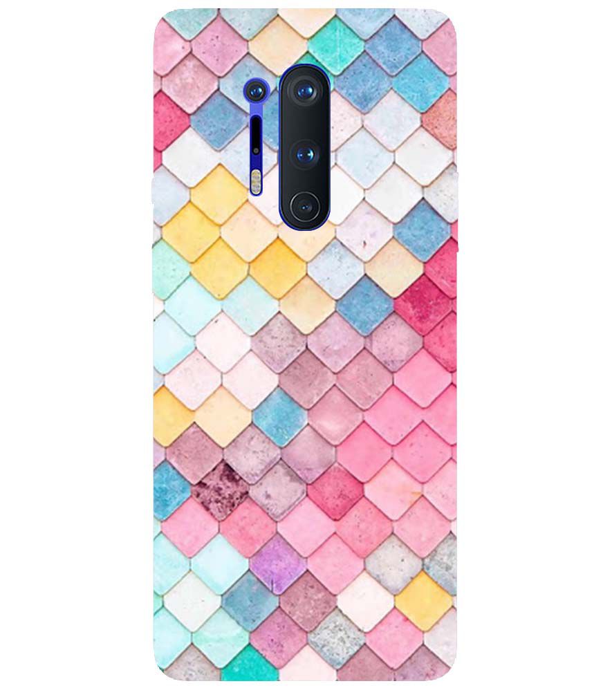 PS1310-Colorful Pastel Back Cover for OnePlus 8 Pro