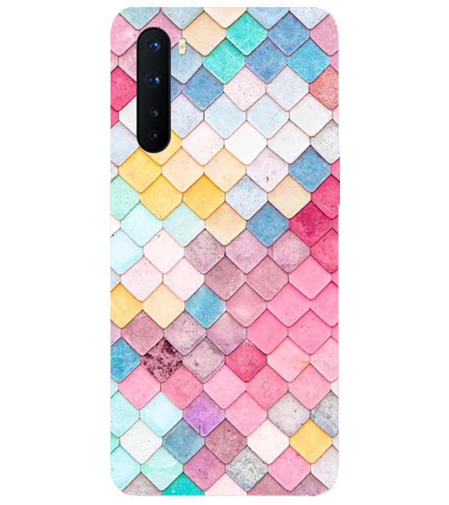 PS1310-Colorful Pastel Back Cover for OnePlus Nord