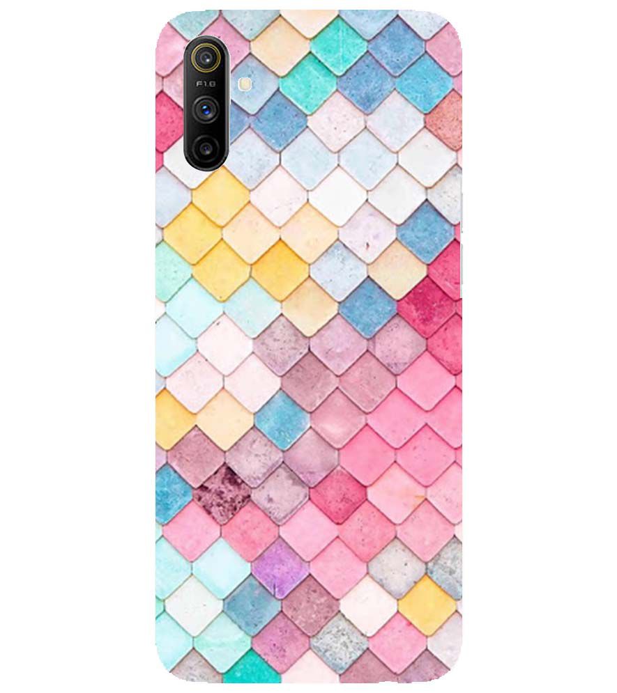 PS1310-Colorful Pastel Back Cover for Realme Narzo 10A
