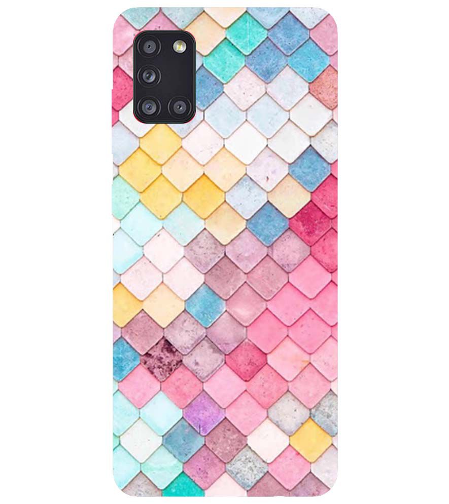 PS1310-Colorful Pastel Back Cover for Samsung Galaxy A31
