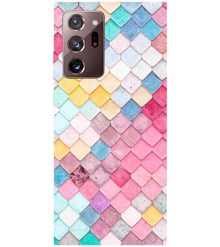 PS1310-Colorful Pastel Back Cover for Samsung Galaxy Note20 Ultra