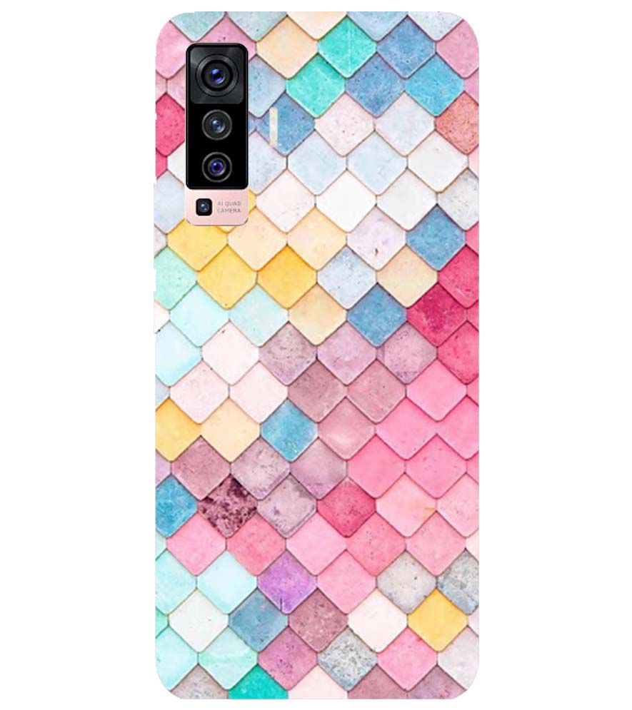 PS1310-Colorful Pastel Back Cover for vivo X50