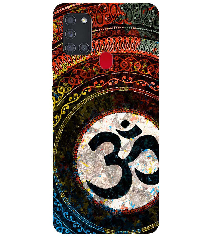 PS1311-Om Yoga Back Cover for Samsung Galaxy A21s