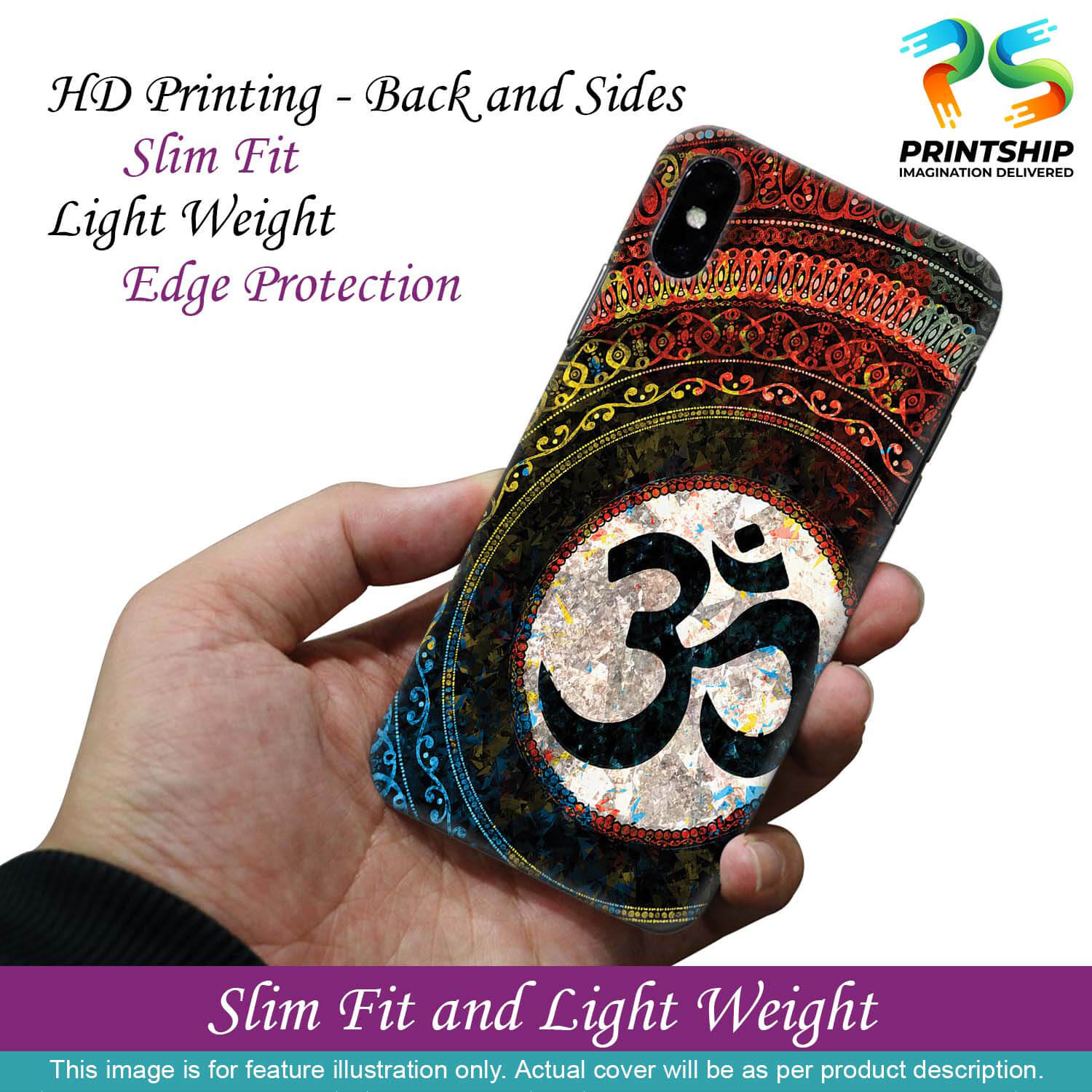 PS1311-Om Yoga Back Cover for Apple iPhone 7 Plus