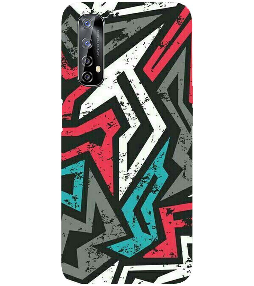 PS1312-Graffiti Abstract  Back Cover for Realme 7
