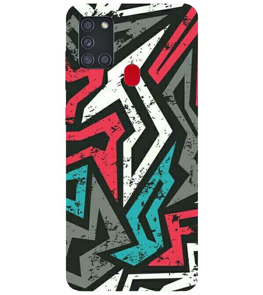 PS1312-Graffiti Abstract  Back Cover for Samsung Galaxy A21s