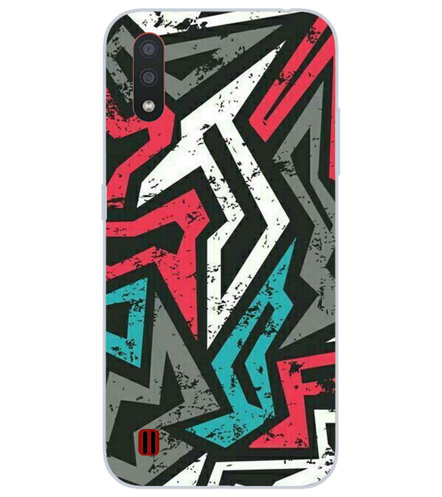 PS1312-Graffiti Abstract  Back Cover for Samsung Galaxy M01