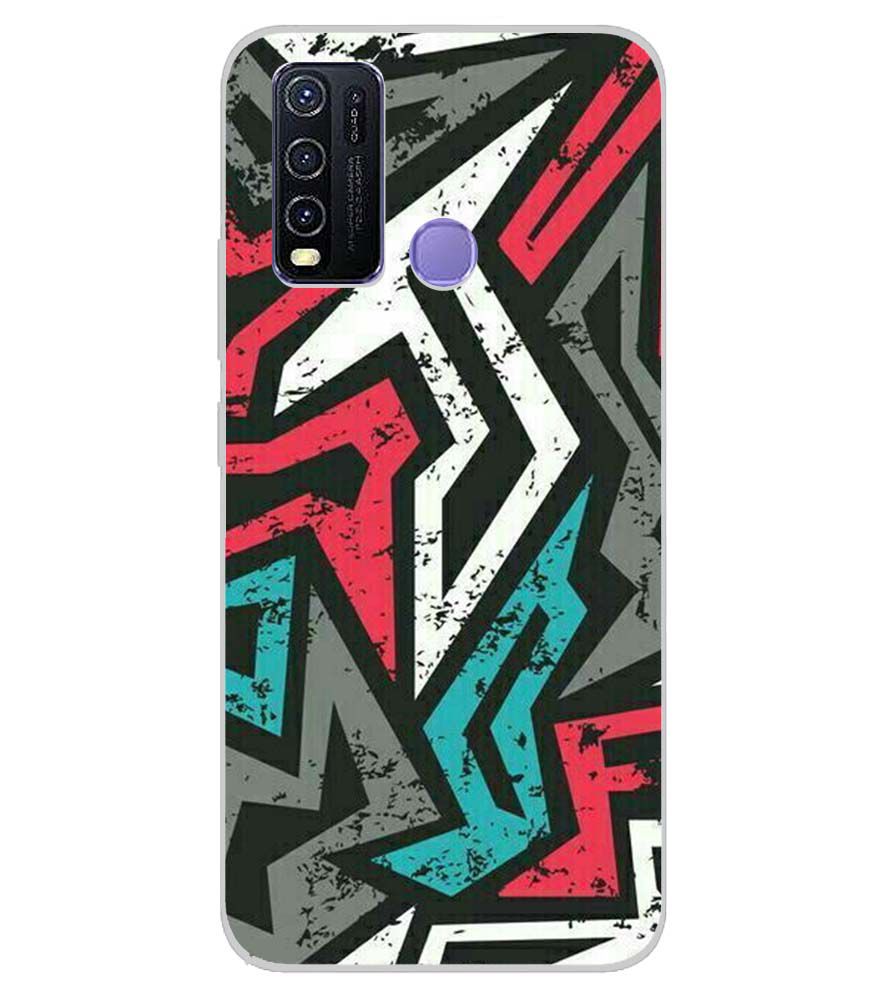 PS1312-Graffiti Abstract  Back Cover for Vivo Y50