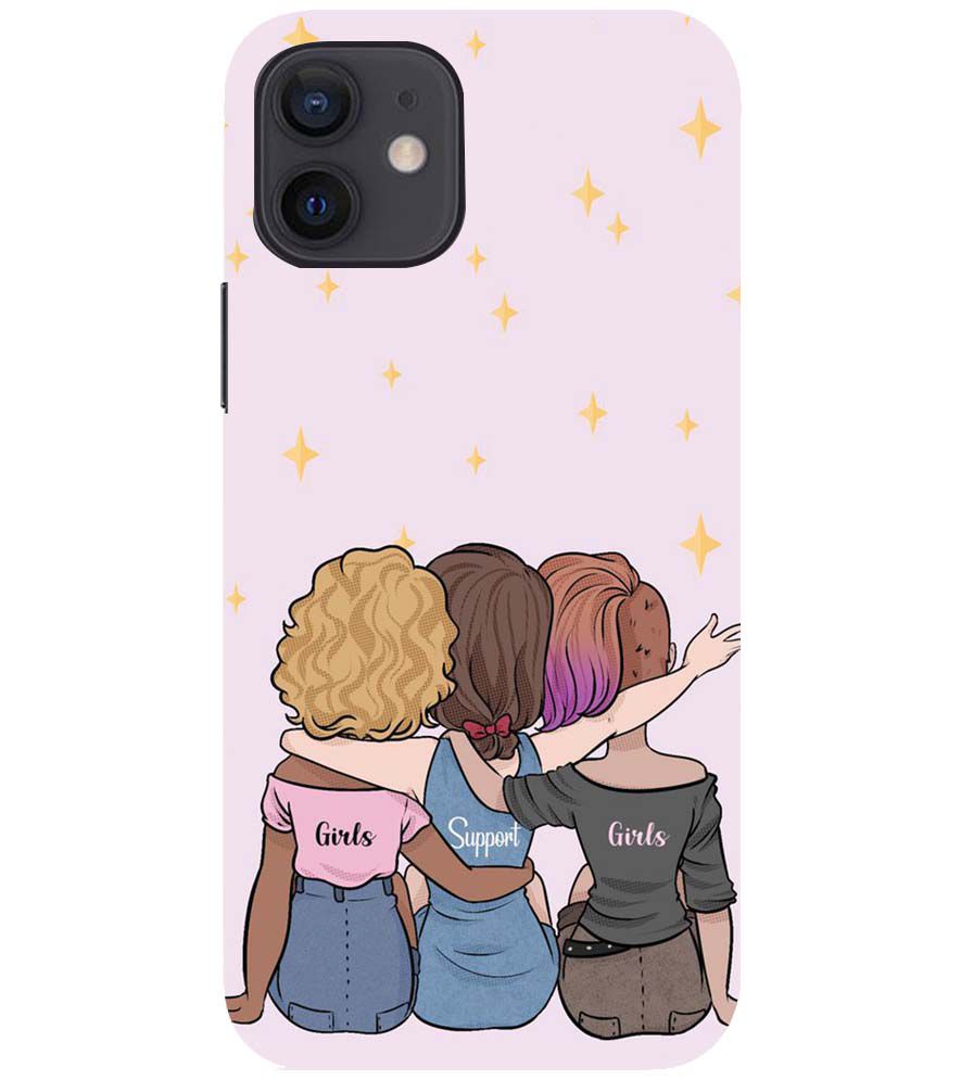 PS1313-Girls Support Girls Back Cover for Apple iPhone 12
