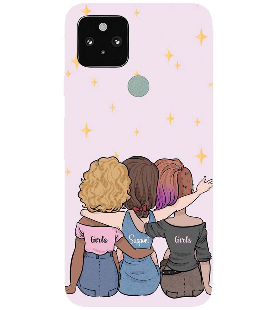 PS1313-Girls Support Girls Back Cover for Google Pixel 5