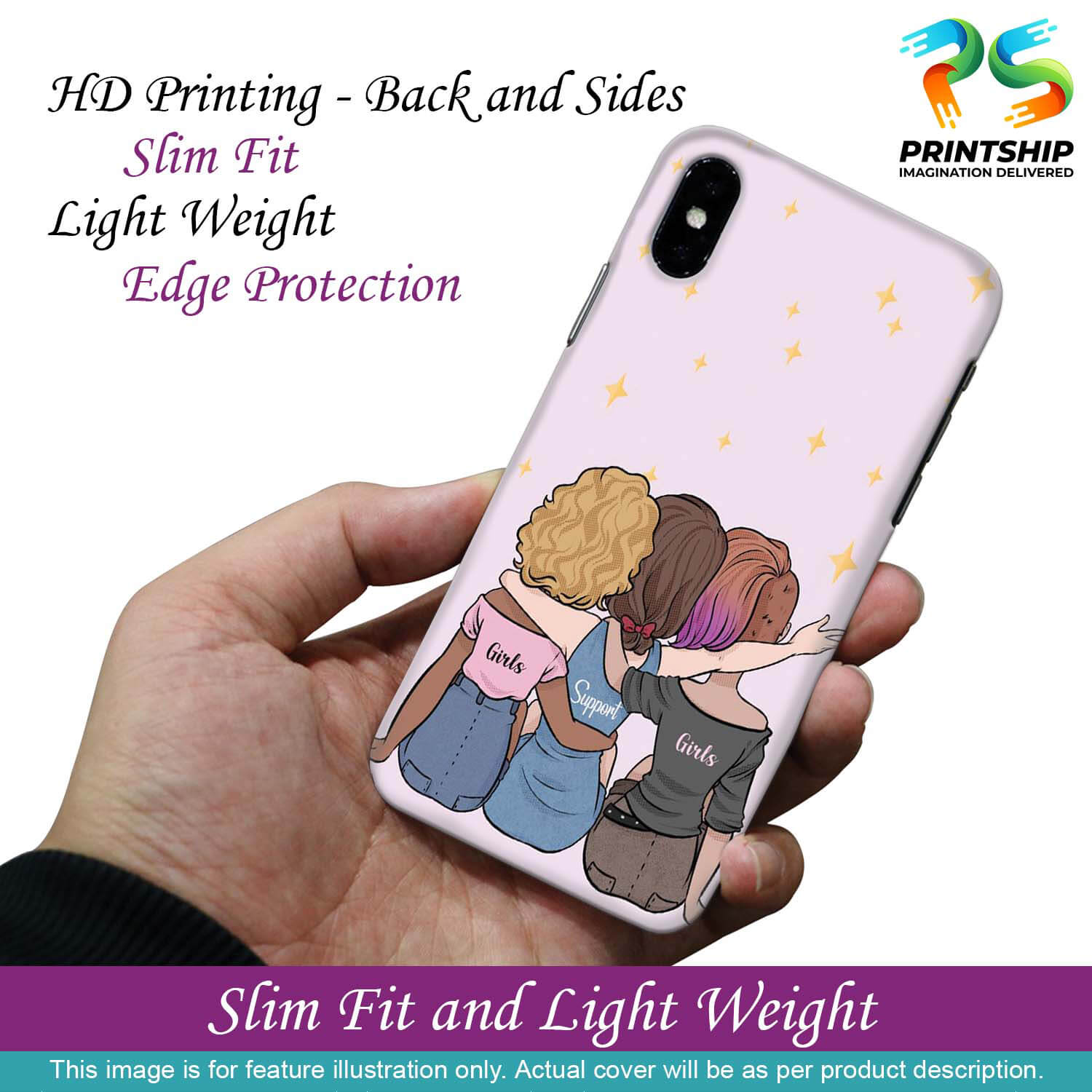 PS1313-Girls Support Girls Back Cover for Samsung Galaxy A20