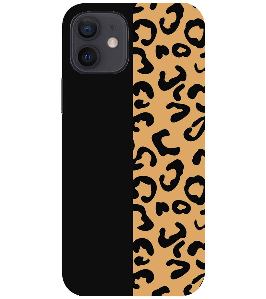PS1315-Animal Black Pattern Back Cover for Apple iPhone 12