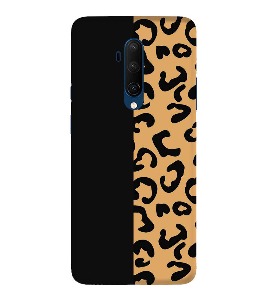 PS1315-Animal Black Pattern Back Cover for OnePlus 7T Pro