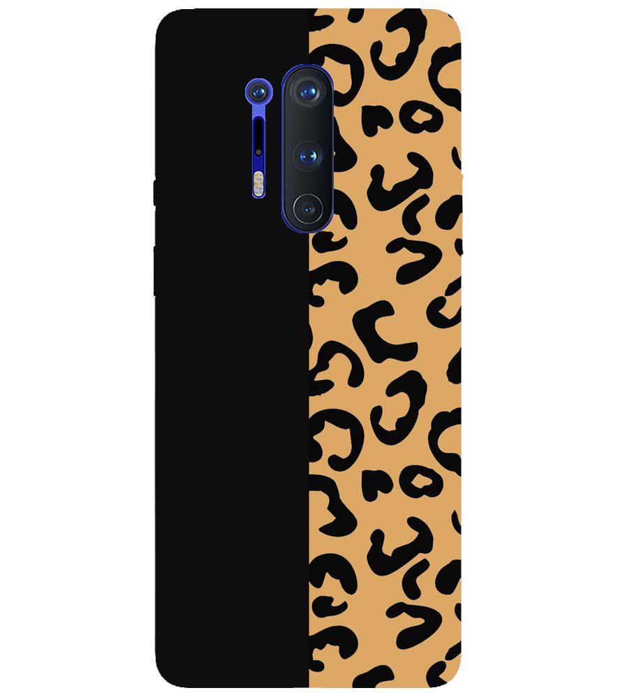 PS1315-Animal Black Pattern Back Cover for OnePlus 8 Pro